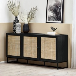 Julian Bowen Padstow Sideboard - Black