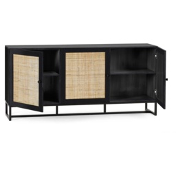 Julian Bowen Padstow Sideboard - Black - thumbnail 4