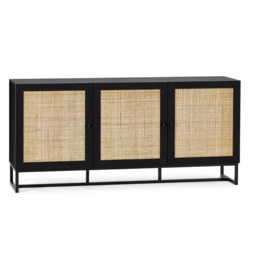 Julian Bowen Padstow Sideboard - Black - thumbnail 2