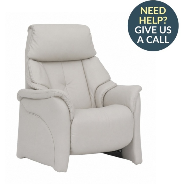 Himolla Chester Fixed Armchair - Fabric F24 - Plastic Glides - image 1