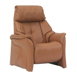 Himolla Chester Fixed Armchair - Fabric F24 - Plastic Glides - thumbnail 2