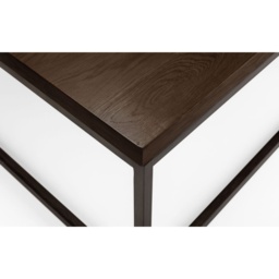 Julian Bowen Brooklyn Square Coffee Table - Dark Oak - thumbnail 4