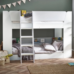 Julian Bowen Parsec Bunk Bed - White - thumbnail 1