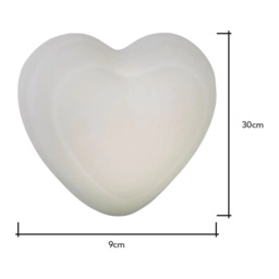 BHS Glow Heart Colour Changing Night Light - Multi - thumbnail 3