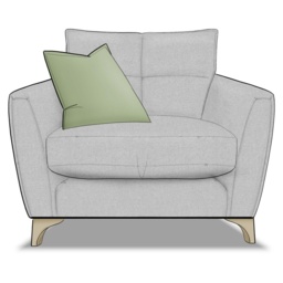 Cassie Standard Chair in Fabric - Fabric Grade D