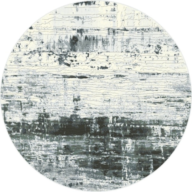Mastercraft 063-0378/6656 Galleria Round Rug - Grey - 160cm Circle - image 1