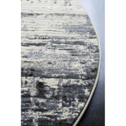 Mastercraft 063-0378/6656 Galleria Round Rug - Grey - 160cm Circle - thumbnail 2