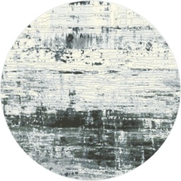 Mastercraft 063-0378/6656 Galleria Round Rug - Grey - 160cm Circle - thumbnail 1
