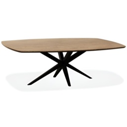 Amsterdam Danish Oval Fixed Dining Table - L 138cm x W 85cm - Group 2 - thumbnail 1