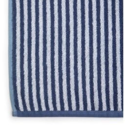 Christy Portobello Stripe Cotton Towel - Chalk Blue - Bath Sheet - thumbnail 5
