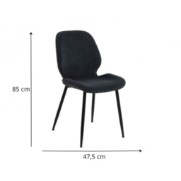 Femke Dining Chair - Anthracite - thumbnail 4
