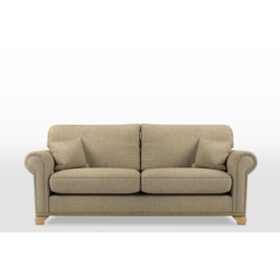 Wood Bros Lavenham Formal Back Medium 3 Seater Sofa - Kendal Fabric - thumbnail 2