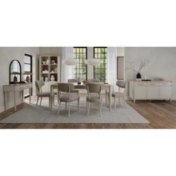 Delta Soft Grey Upholstered Back Dining Chair - Grey Bonded Leather Pair - thumbnail 5