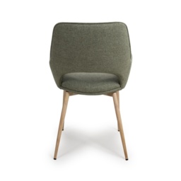 Collins Fabric Dining Chair - Sage - thumbnail 3