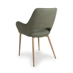 Collins Fabric Dining Chair - Sage - thumbnail 5