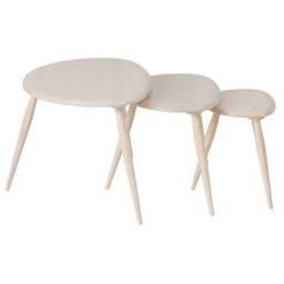 Ercol Pebble Nest of Tables - Wood Finish - thumbnail 5