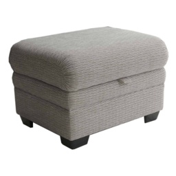 Parker Knoll Lifestyle Storage Footstool - Leather - thumbnail 1