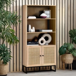 Julian Bowen Padstow Tall Bookcase - Oak
