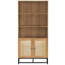 Julian Bowen Padstow Tall Bookcase - Oak - thumbnail 3