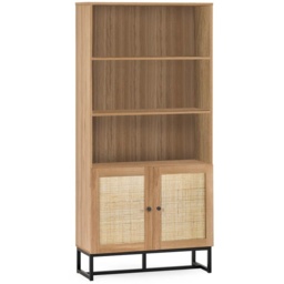 Julian Bowen Padstow Tall Bookcase - Oak - thumbnail 2