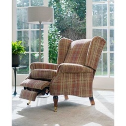 Parker Knoll York Recliner Wing Chair - Fabric Grade D