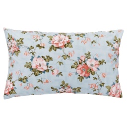 Fable Wild Rose Duvet Set - Duck Egg and Powder Pink - Single - thumbnail 4