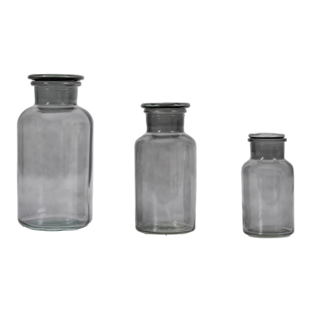 Apotheca Jar Set of 3 - Smoke - image 1