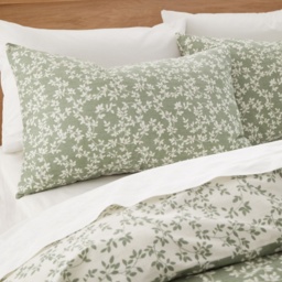 Bianca Shadow Leaves Duvet Set - Green - Single - thumbnail 3