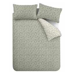 Bianca Shadow Leaves Duvet Set - Green - Single - thumbnail 2