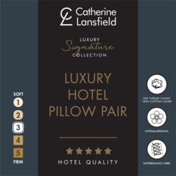 Catherine Lansfield Hotel Satin Stripe Pillow Pair - thumbnail 5