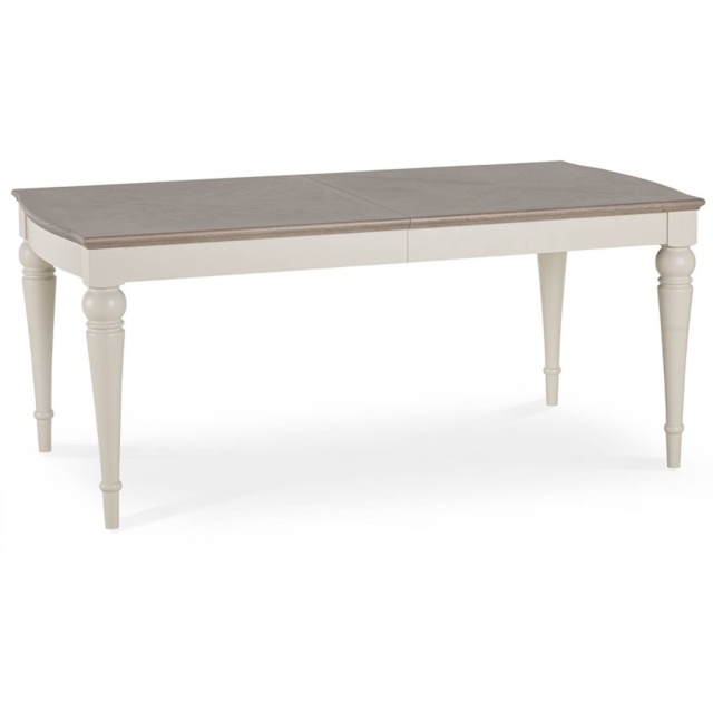 Montreal Extending Dining Table - Grey Washed Oak and Soft Grey - 6-8 Seater - image 1