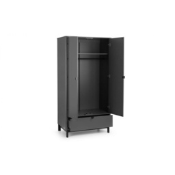 Julian Bowen Chloe 2 Door 1 Drawer Wardrobe - thumbnail 6