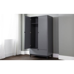 Julian Bowen Chloe 2 Door 1 Drawer Wardrobe - thumbnail 1
