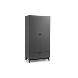 Julian Bowen Chloe 2 Door 1 Drawer Wardrobe - thumbnail 2
