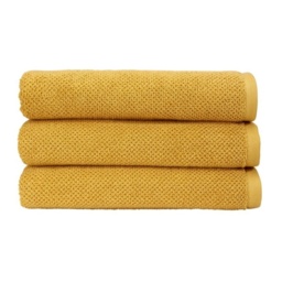 Christy Brixton Textured Towel - Saffron - Hand
