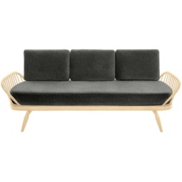 Ercol 3 Seater Studio Couch - Fabric Grade U - thumbnail 2