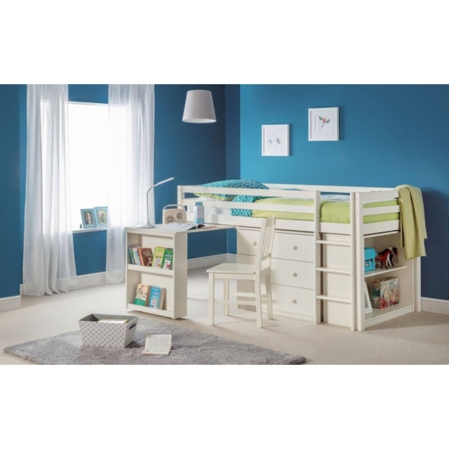 Julian Bowen Roxy Sleepstation Bed - Stone White - image 1