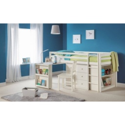 Julian Bowen Roxy Sleepstation Bed - Stone White - thumbnail 1