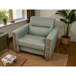 Stressless Fiona Chair in Fabric - 1 x Steel Arm LHF - thumbnail 4