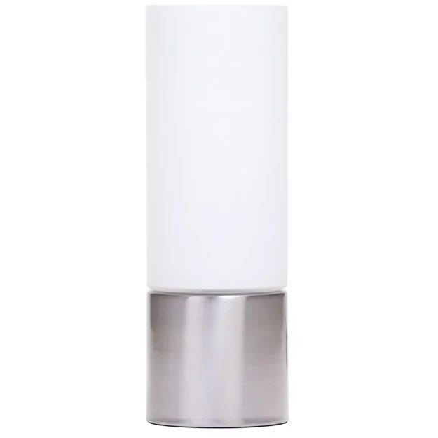 BHS Tilly Cylinder Touch Lamp - Satin Nickel/Satin Opal Glass - image 1