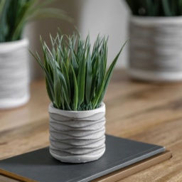 Grass in Wavy Pot Small 2 Pack - thumbnail 3