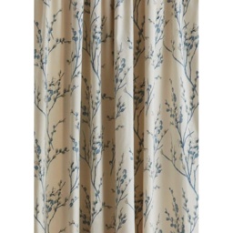 Laura Ashley Pussy Willow Seaspray Pencil Pleat Curtains - Off White - 64x72 - thumbnail 2