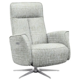 G Plan Cartmel Power Recliner Chair with Headrest - Fabric Grade C - Black Base - Yes - thumbnail 3