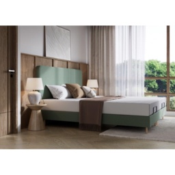 Tempur Form Spring Adjustable Bed with Headboard - King - 150cm x 200cm - Green - Horizontal Headboard - thumbnail 3
