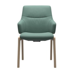 Stressless Mint Low Back D100 Dining Chair With Arms - Fabric - thumbnail 1