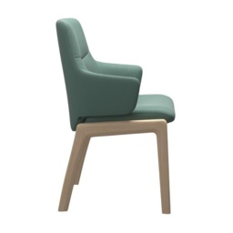 Stressless Mint Low Back D100 Dining Chair With Arms - Fabric - thumbnail 2