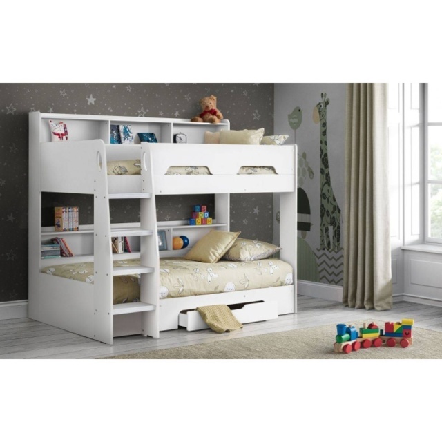 Julian Bowen Orion Bunk Bed - Grey Oak - image 1