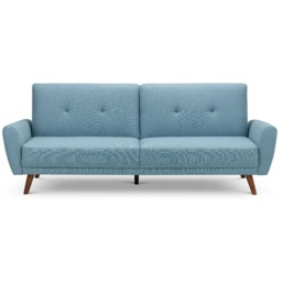 Julian Bowen Monza Fabric Sofa Bed - Blue - thumbnail 3