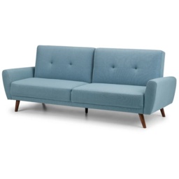 Julian Bowen Monza Fabric Sofa Bed - Blue - thumbnail 2