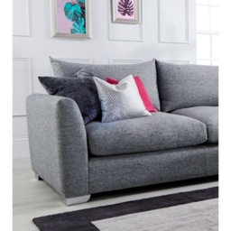 Freddie Fabric 1 Seater Unit With 1 Arm - Fabric Grade D - RHF - Foam - thumbnail 2